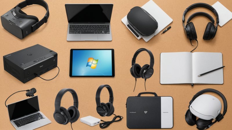 smart notebooks, learning apps, noise-canceling headphones, e-readers, online courses, productivity tools, virtual reality learning
