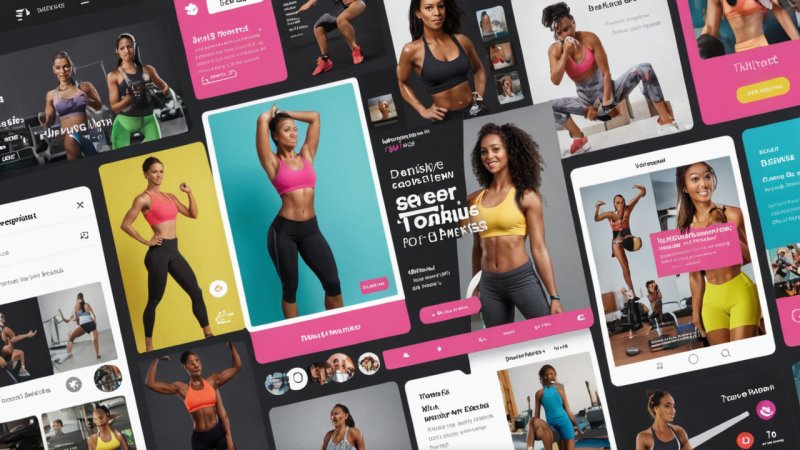 vision board, fitness goals, tech-enhanced, motivation, digital tools, fitness tracking, wellness