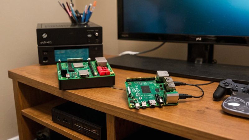 Raspberry Pi, home entertainment, media center, retro gaming, streaming, tech projects