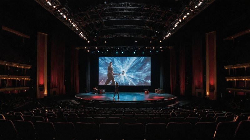 theater technology, modern theater, stage technology, lighting design, sound design, projection mapping, virtual reality, interactive performances