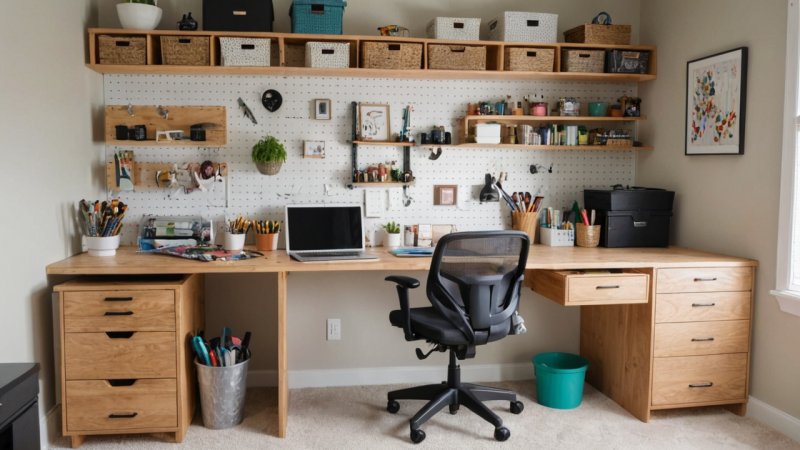 DIY storage solutions, home organization, floating shelves, tool organizers, closet organizers, under-bed storage, woodworking projects