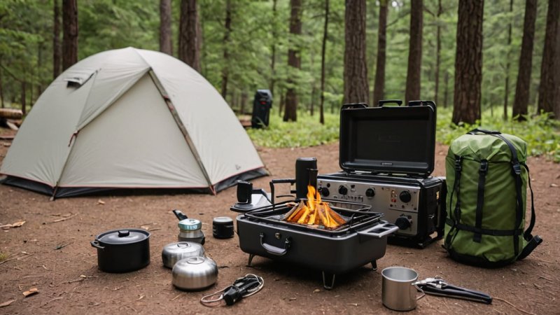 camping, outdoor gear, tents, sleeping bags, cooking equipment, smart gear, technology, camping tips