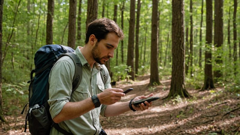 geocaching gear, outdoor gear, GPS devices, hiking footwear, geocaching apps, safety equipment, outdoor adventure